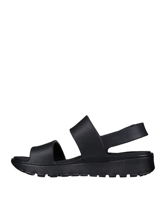 Arch Fit Footsteps Flache Sandalen für Damen in Schwarz Farbe
