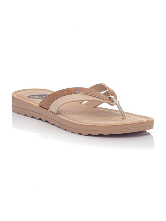 Sunshine Women's Flat Sandals Anatomic in Brown Color