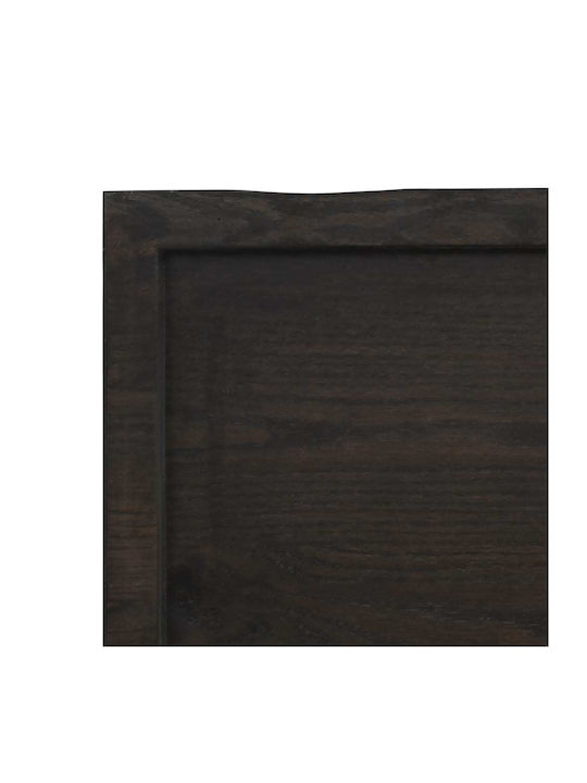 vidaXL Bathroom Vanity Unit made of Solid Wood in Brown Color 40x60x2cm 3156196 1pcs