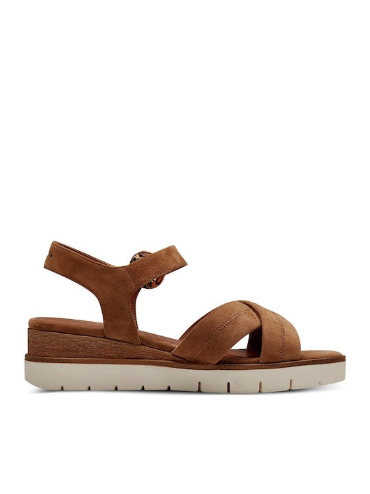 Anatomic Women's Leather Platform Shoes Brown