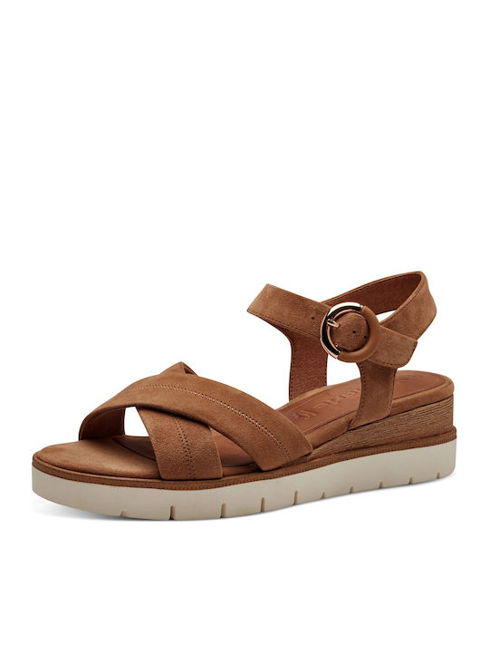 Anatomic Women's Leather Platform Shoes Brown