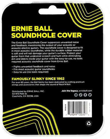 Ernie Ball Abdeckung in Schwarz Farbe