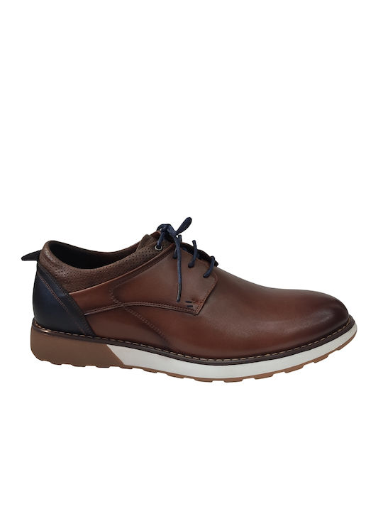 Cockers Men's Synthetic Leather Casual Shoes Tabac Brown