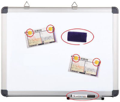 Next Magnetic Hanging Dry Erase Board 60x90cm