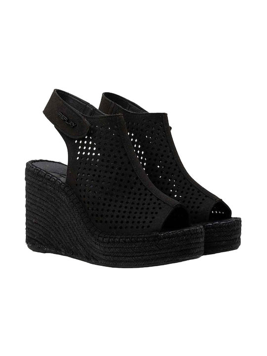 Replay Women's Platform Shoes Black