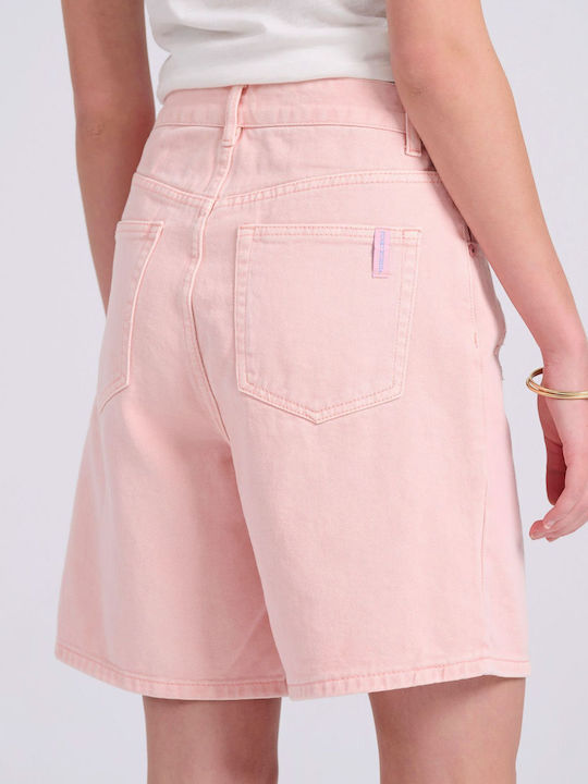 Women's Bermuda Shorts Jean Pink