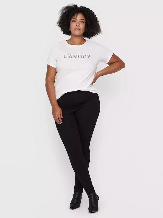 Only Women's Fabric Trousers in Slim Fit Black
