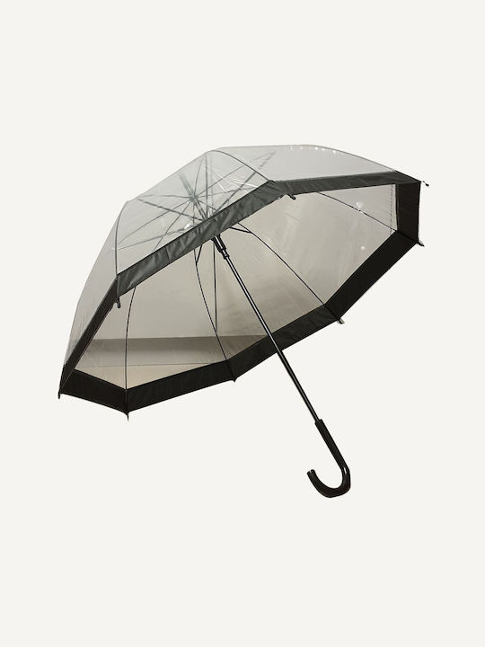 Windproof Automatic Umbrella Compact White