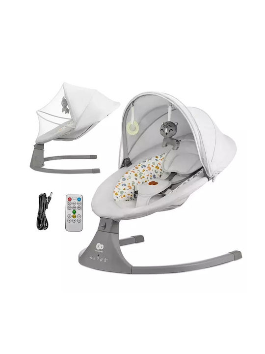 Kinderkraft Electric Baby Relax Lumi 2 with Music Light Grey