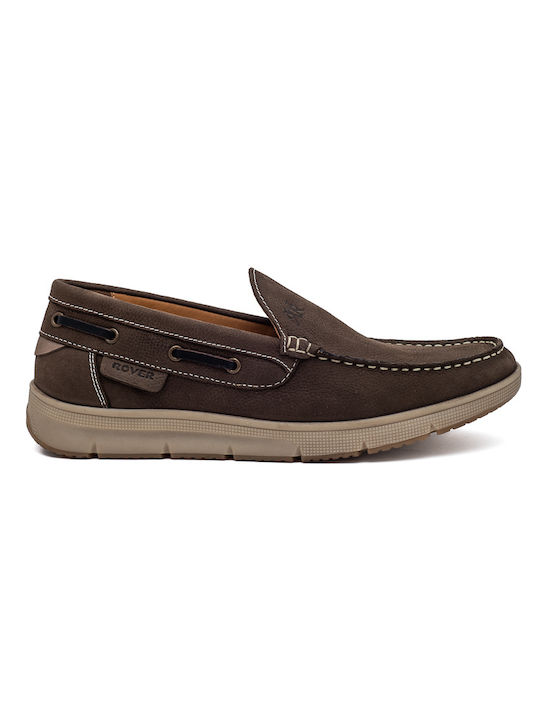 Rover Men's Boat Shoes Brown