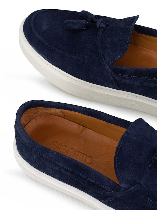 Men's Moccasins Blue