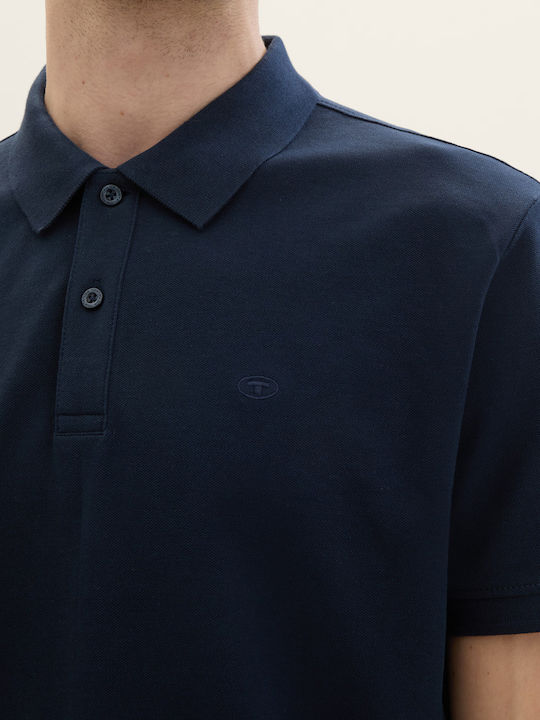 Basic Polo T-shirt Μπλε