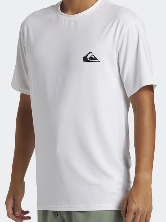 Quiksilver Everyday Surf Men's Short Sleeve Sun Protection Shirt White