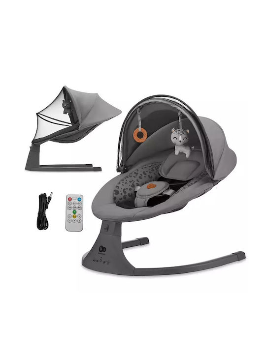 Kinderkraft Electric Baby Relax Lumi 2 with Music Dark Grey