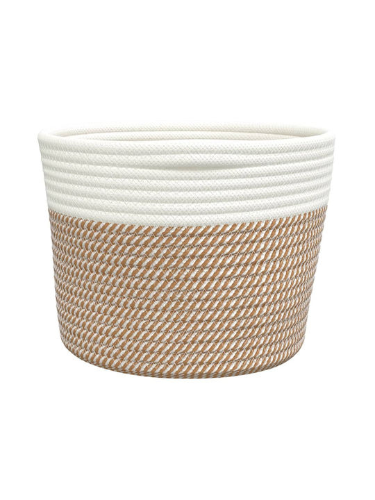 vidaXL Storage Basket Fabric Multicolour 24x24x18cm 2pcs