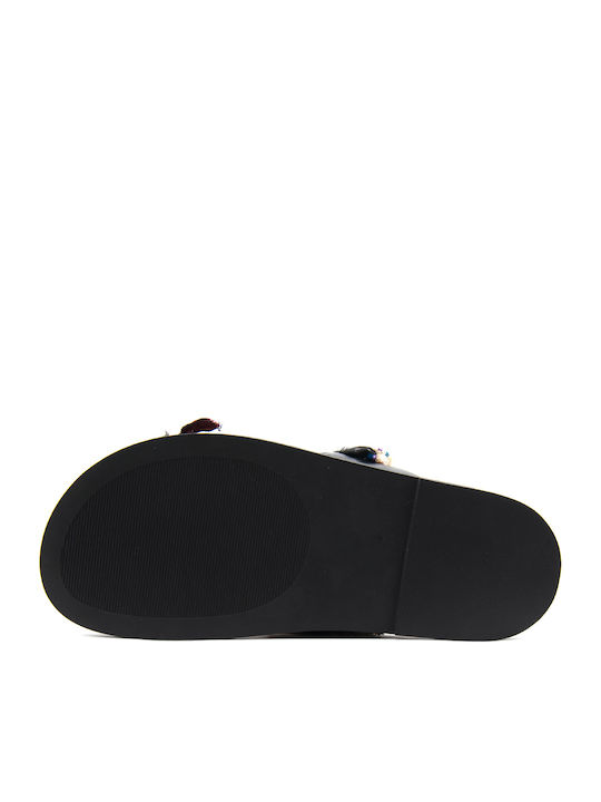 Leder Flache Sandalen für Damen