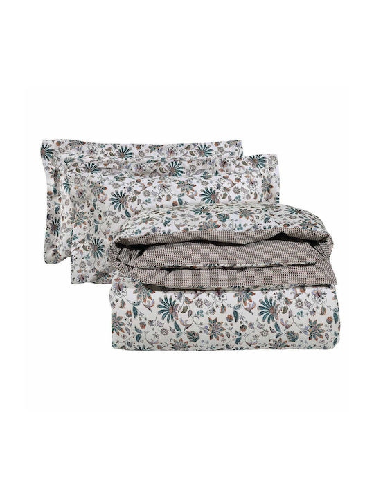 Das Home Happy 9594 Покривало Кингсайз Микрофибър Екрю 220x240см
