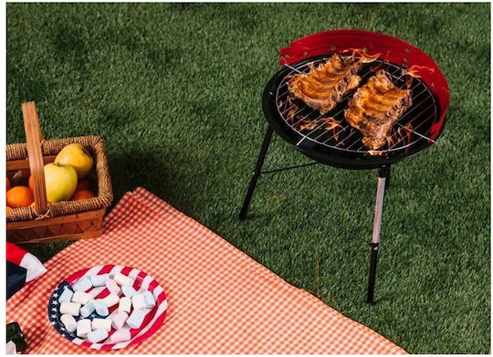 Tragbar Holzkohlegrill 35cmx35cm