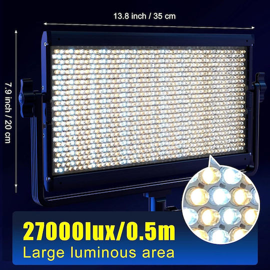 GVM-1500D-2L Photography & Video Lighting Kit 2 Lights 75W RGB With Tripod