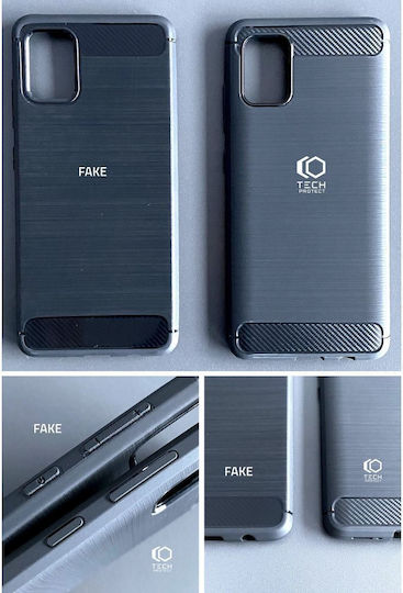 Tech-Protect Back Cover Σιλικόνης Μαύρο (Motorola Moto G54)