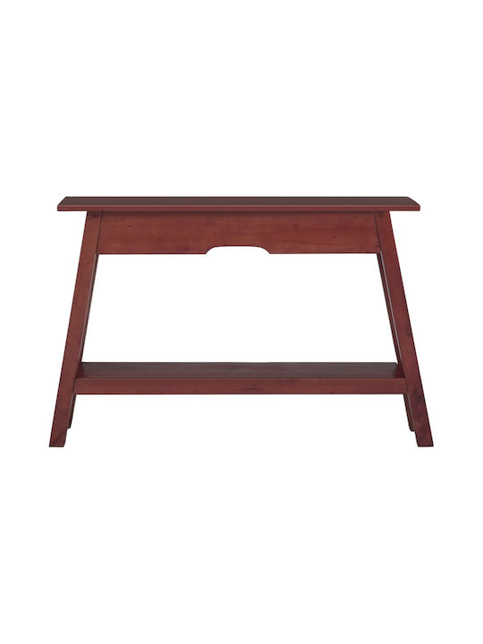 Solid Wood Console Table Coffee L110xW30xH75cm