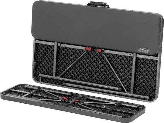 Coleman Pack Away Camping Table Set in Case Black 4 Pieces