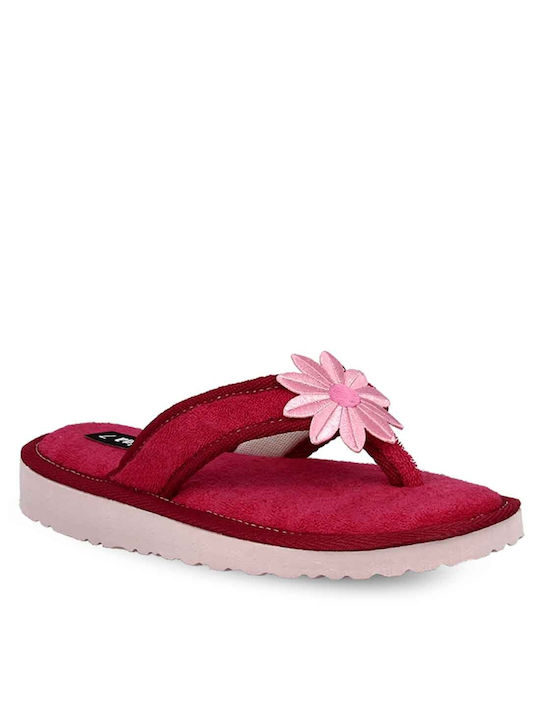 Sabina Terry Winter Women's Slippers in Fuchsia color