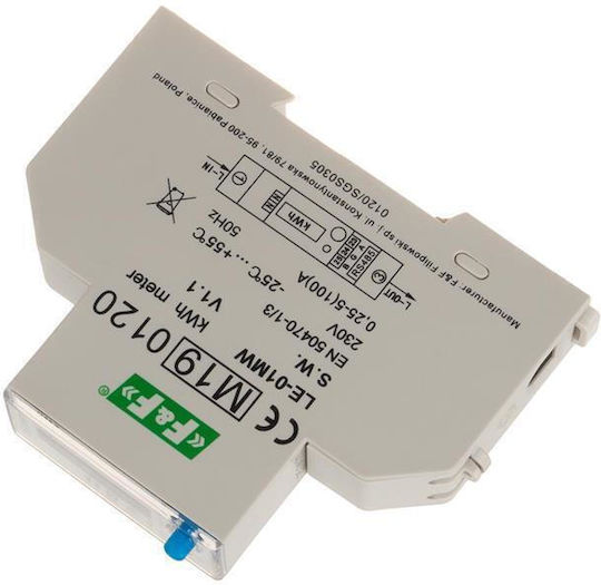 F&F Contor De Kilowați Pentru Panou Electric Analogic Monofazic Modbus LE-01MW