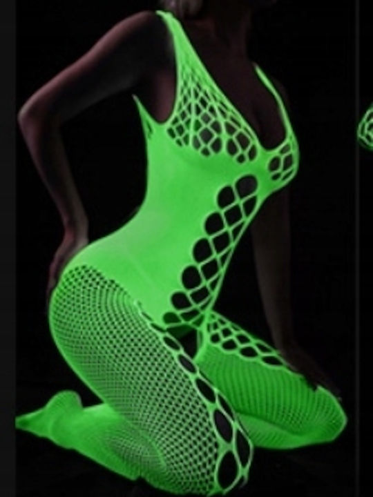 Bodystocking Light In Darkness Mesh Hole Universal Size