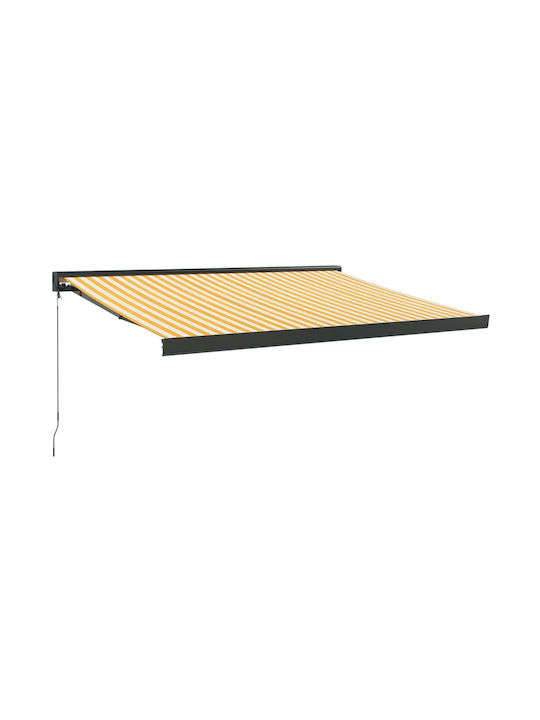 vidaXL Τέντα Βεράντας με Led 3.5x2.5m