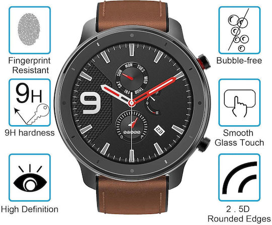 Protector de ecran din sticlă temperată Huami Amazfit GTR 42mm 0.26mm 2.5D 9H