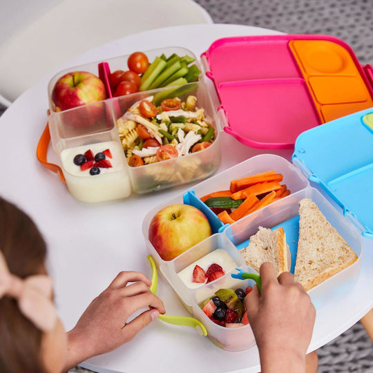 B.Box Mini Lunchbox Πλαστικό Παιδικό Δοχείο Φαγητού Γκρι