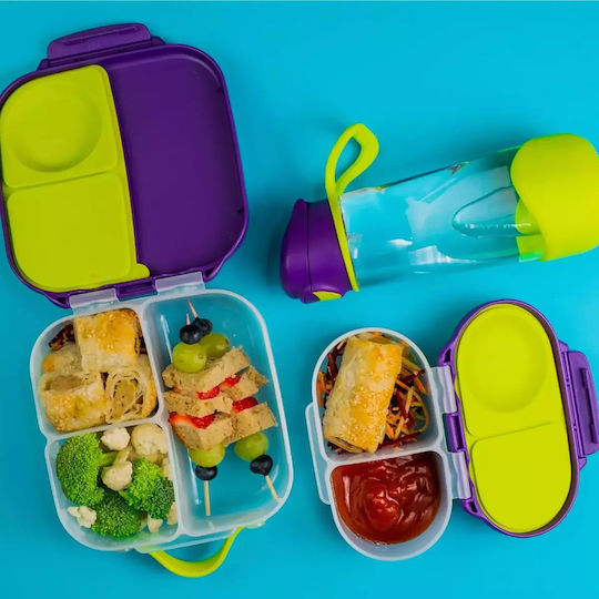 B.Box Mini Lunchbox Πλαστικό Παιδικό Δοχείο Φαγητού Γκρι