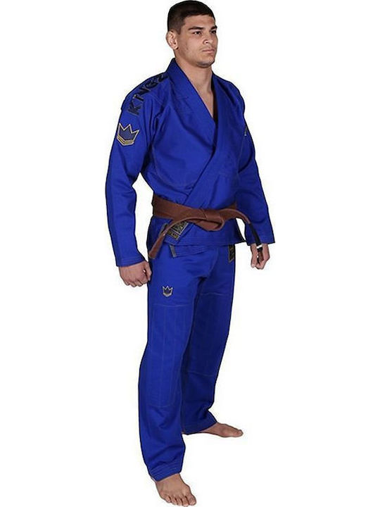 Kingz Comp 450 V5 Gi Bărbați Uniforme Jiu Jitsu brazilian Albastru