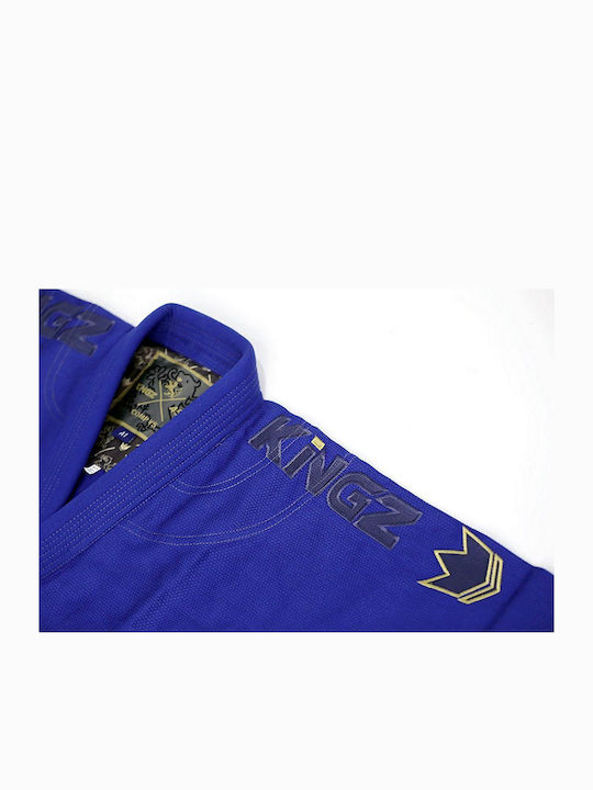 Kingz Comp 450 V5 Gi Bărbați Uniforme Jiu Jitsu brazilian Albastru