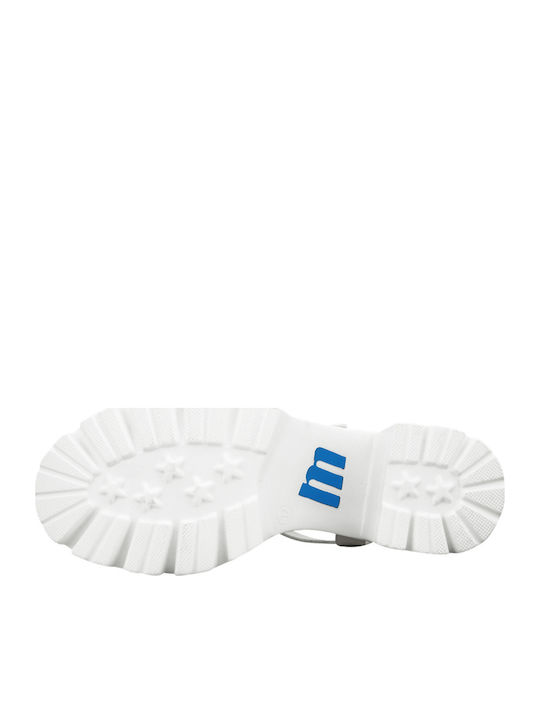 Leder Sandalen Weiß