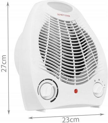 Αερόθερμο Δωματίου Δαπέδου Λευκό 2000W