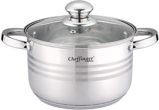 Cheffinger Kochgeschirr-Set aus Rostfreiem Stahl Silber 18 Teile Cheffinger Kochgeschirr-Set aus Rostfreiem Stahl Silber 18 Teile