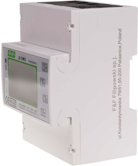 F&F Contor De Kilowați Pentru Panou Electric Digital Trifazat Modbus LE-03MQ