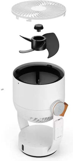 Stadler Form Leo 3D Ventilator De Masă 18W Diametru Ventilator 20,5 cm Alb