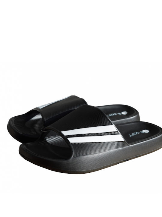 Herren Zehentrenner Schwarze 2203-B