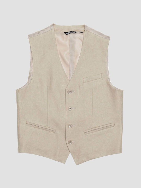 Kids Vest Beige