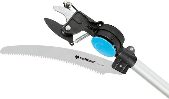 Cellfast 40-416 Teleskopisches Kantenmesser mit Astschere mit Schneidöffnungsgröße 25mm