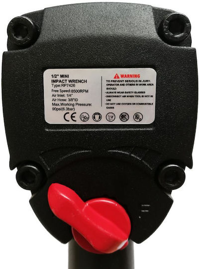 513003 Air Impact Wrench 1/2 Square Drive with Maximum Torque 62.2 kgm