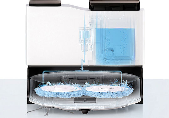 Rohnson Mamba Complete Robot Vacuum Cleaner with Laser Mapping & 6000Pa Suction Power White