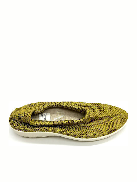 Ανατομικά Γυναικεία Slip-On Κίτρινα