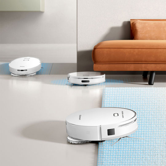 Rohnson Mamba Complete Robot Vacuum Cleaner with Laser Mapping & 6000Pa Suction Power White