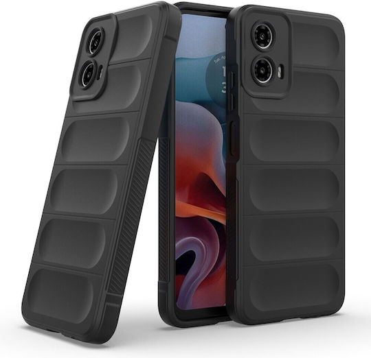 Magic Shield Umschlag Rückseite Silikon Blau (Motorola Moto G34 5G)