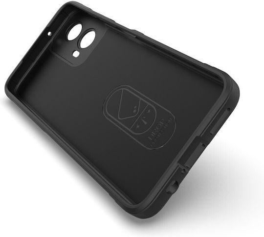 Magic Shield Umschlag Rückseite Silikon Blau (Motorola Moto G34 5G)