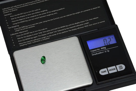Digitale Küchenwaage bis 0,5 kg Grau